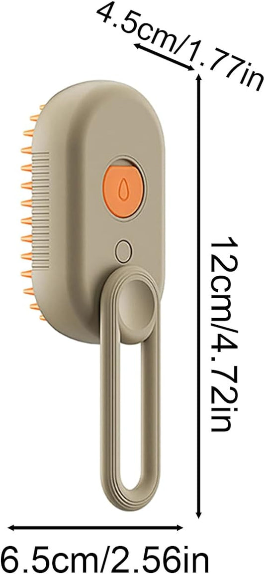 Cepillo de vapor para mascotas recargable.