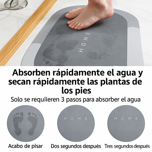 Alfombra Tapete Secado Rapido