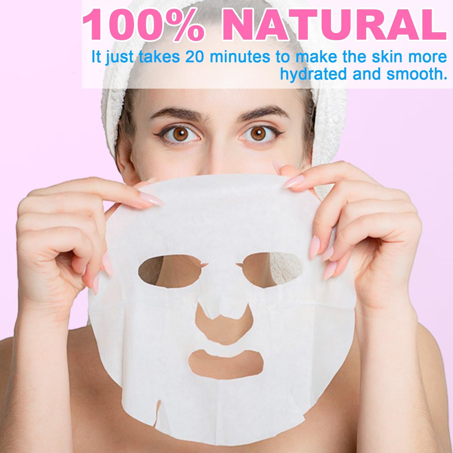 Mascara Facial Acido Hialuronico x10 uni
