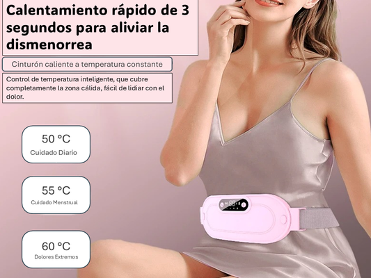 Calentador menstrual eléctrico con vibración
