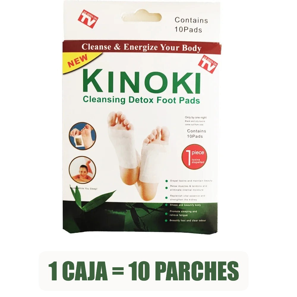 10 Parches Kinoki Desintoxicación