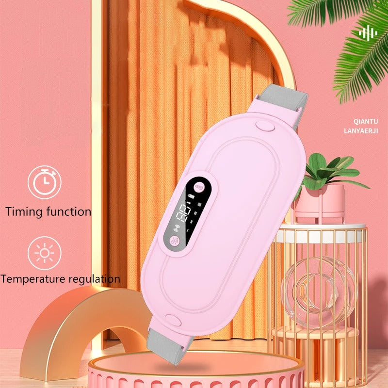 Calentador menstrual eléctrico con vibración