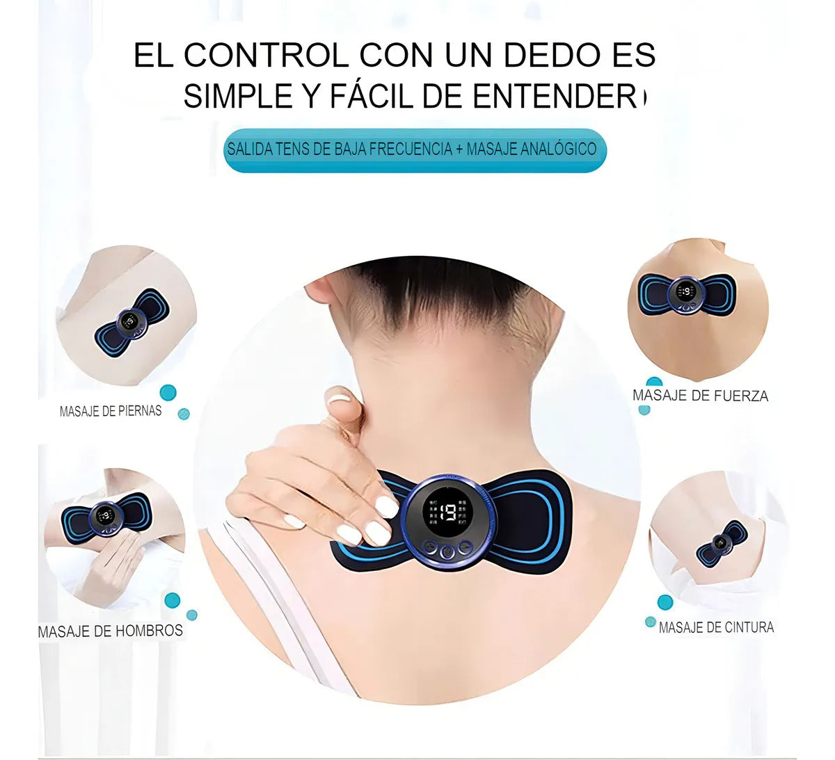 PACK X3 MINI MASAJEADOR ELÉCTRICO